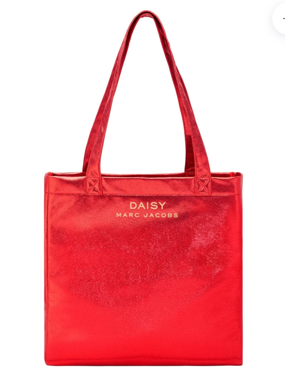 Marc Jacobs Daisy Metallic Red Tote